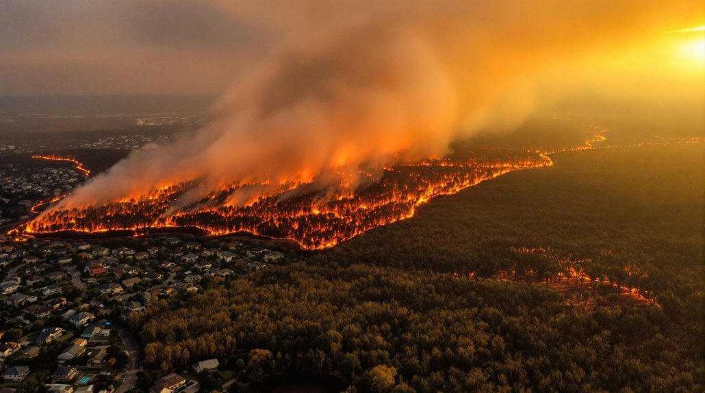 climate driven wildfire escalation