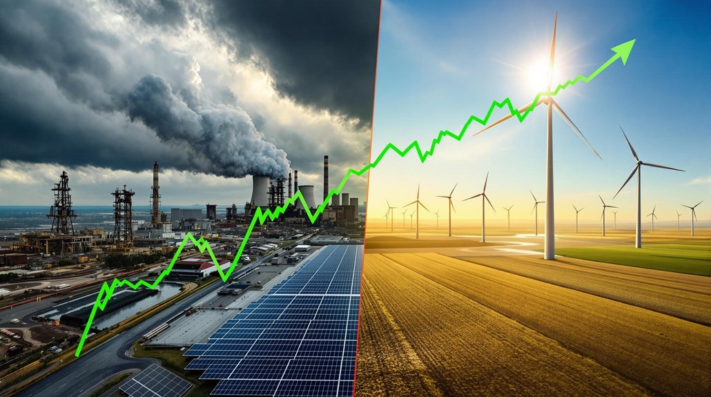 green energy stocks surge