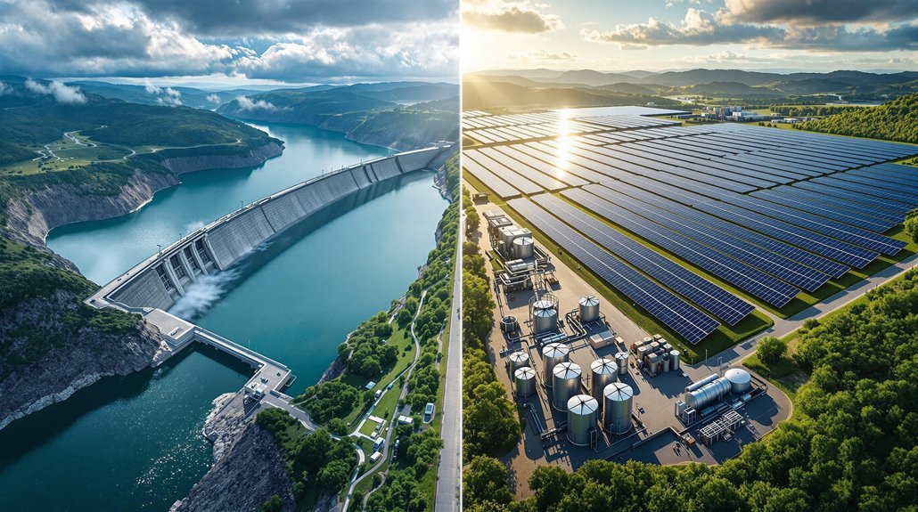 solar energy surpassing hydropower