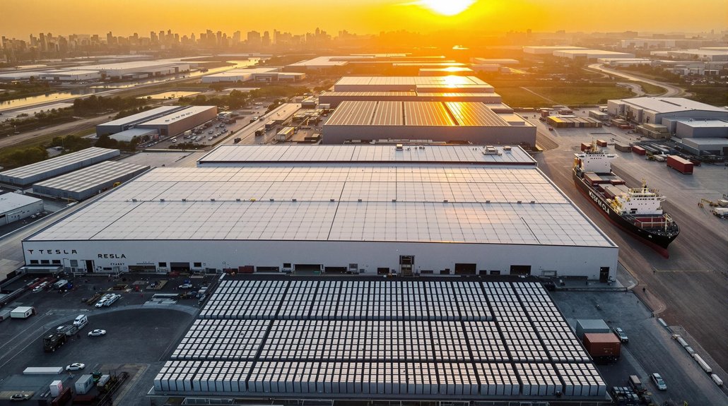 tesla shanghai battery production