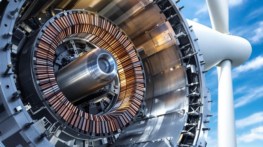 wind energy converts to electricity