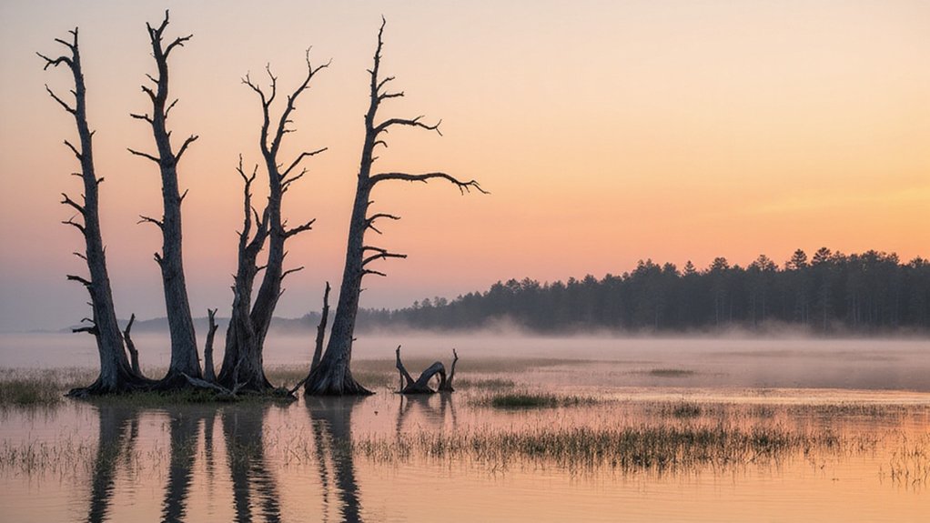 coastal forests succumb to flooding