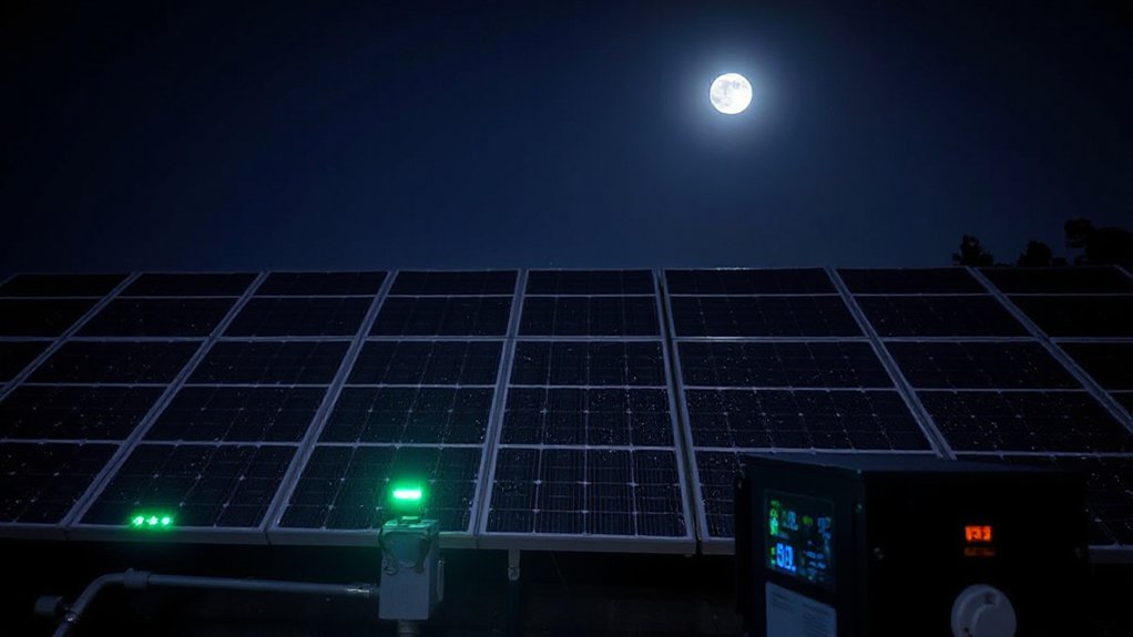 moonlight fails solar panels