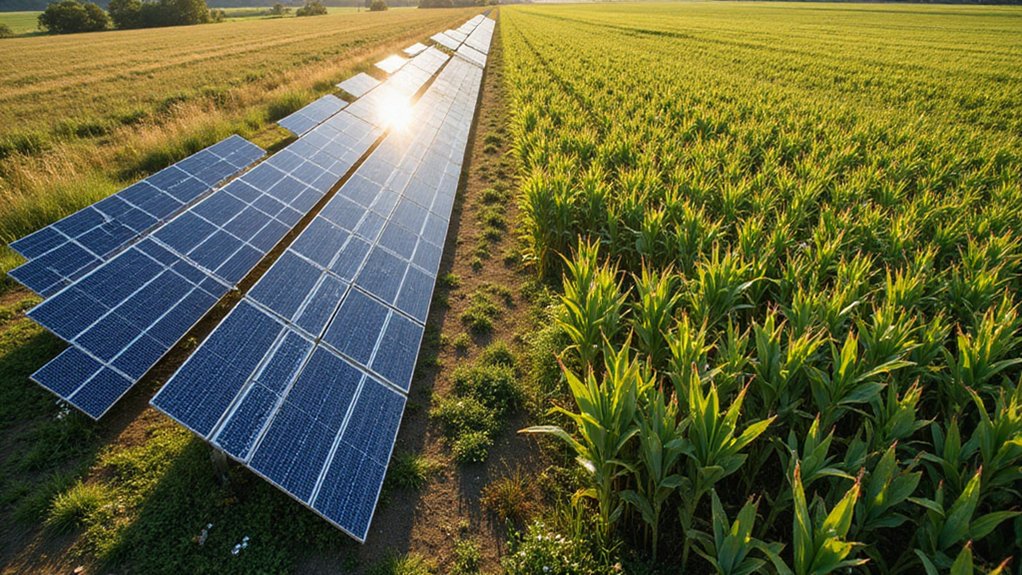 solar power dominates corn