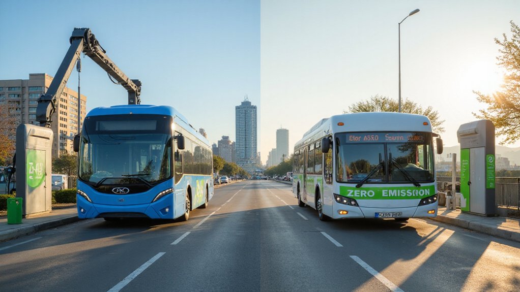 zero emission bus conflict