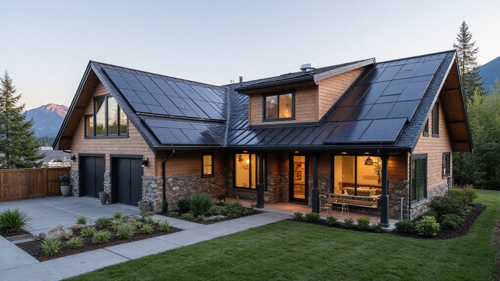 innovative solar powered luxury home
