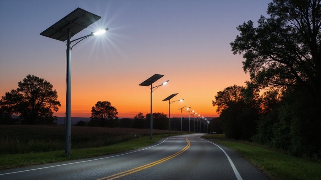 off grid solar streetlights initiative
