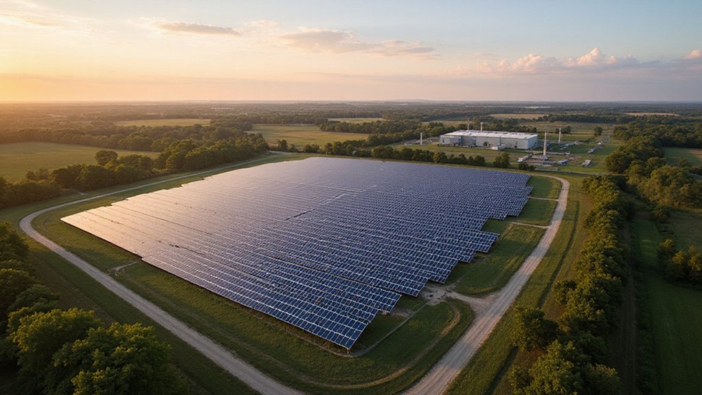 rwe solar farm creates jobs