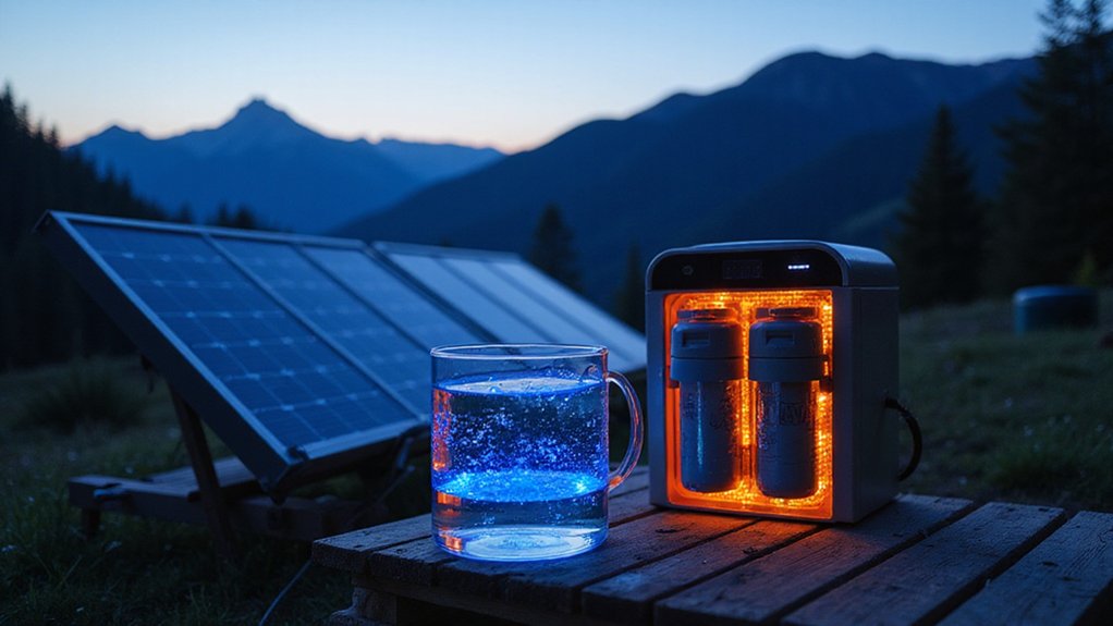 solar powered water purification system