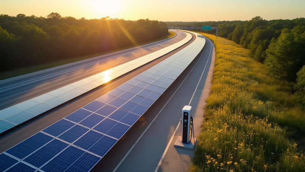 traffic generated solar energy