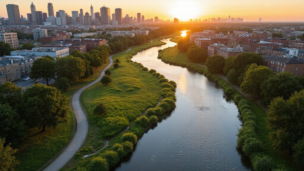 urban rivers revitalizing cities