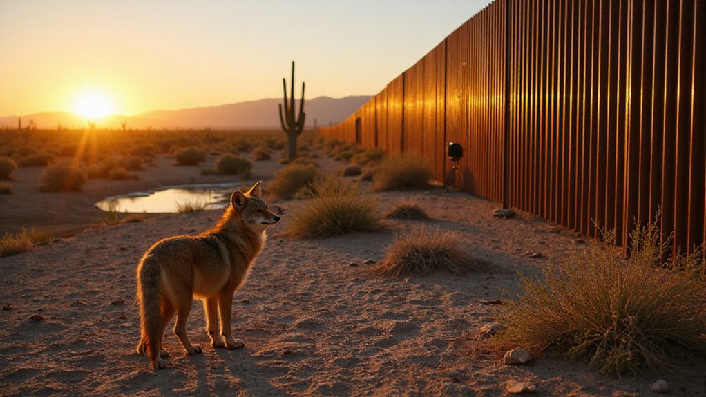 wildlife affected by barrier