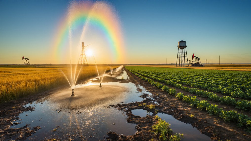 fracking wastewater on crops