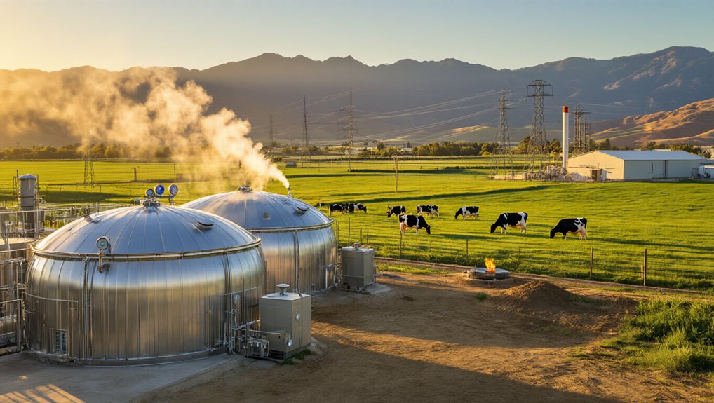 methane reduction through manure