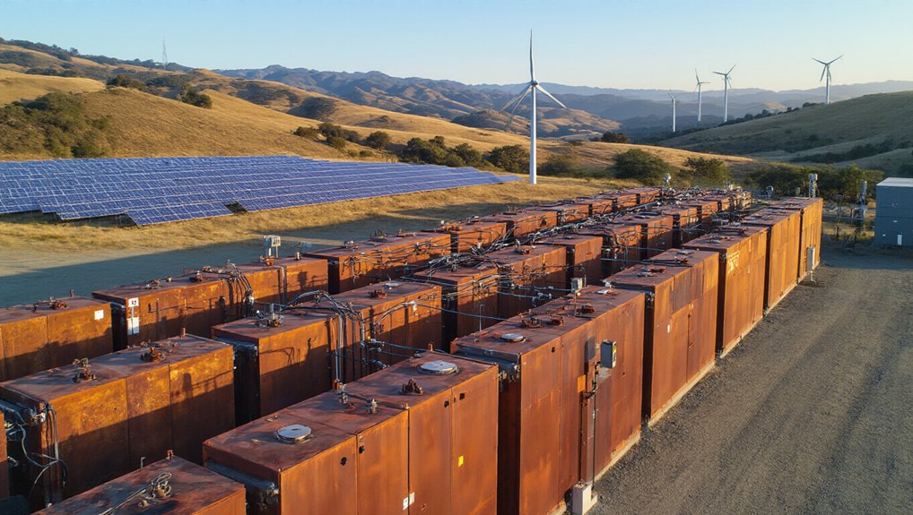 rust battery powers california grid