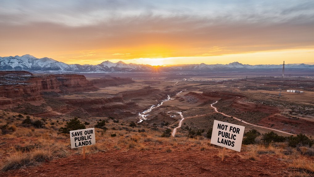 senator halts land auction