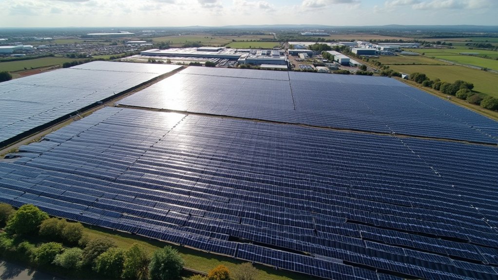 toyota solar farm powers cars