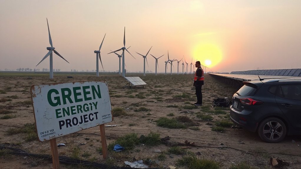 green energy growth stalled