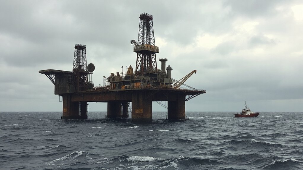 investment freeze halts drilling